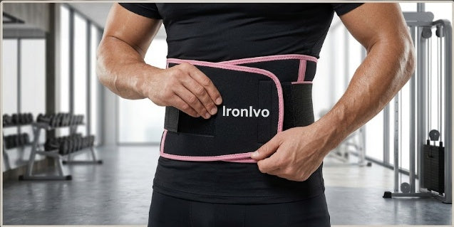 Men’s Adjustable Waist Trimmer Belt – Sweat & Waist Support Belt