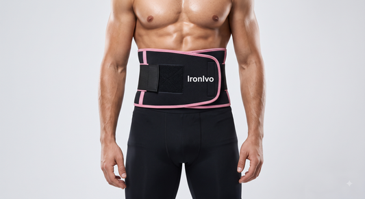 Men’s Adjustable Waist Trimmer Belt – Sweat & Waist Support Belt