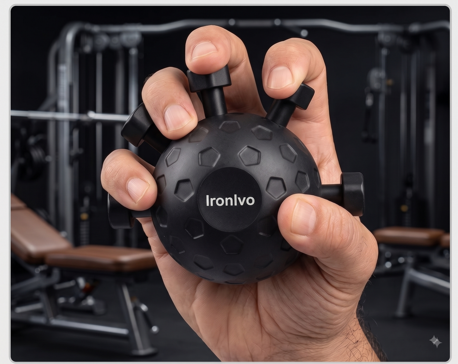 IronIvo Finger Hand Strengthener Grip – Adjustable Finger & Hand Exerciser